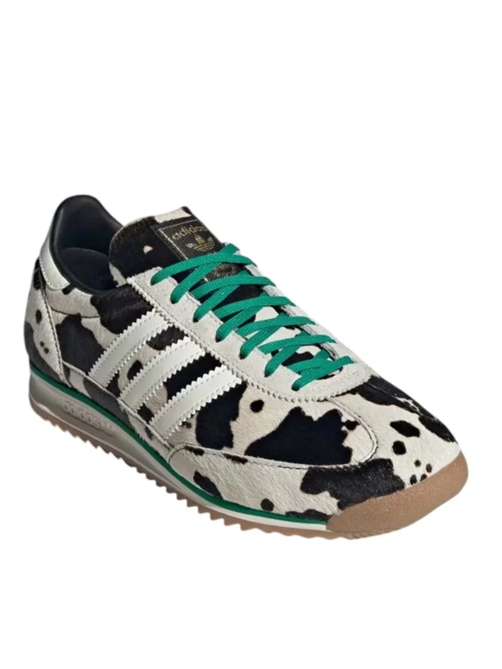 adidas - Women's Cow Print SL 72 OG Shoes in Sz 7 - Picture 2 of 8